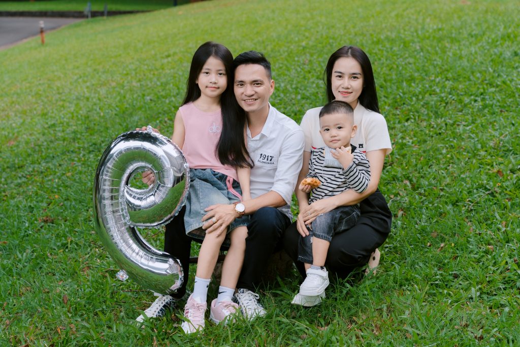 Chụp ảnh gia đình